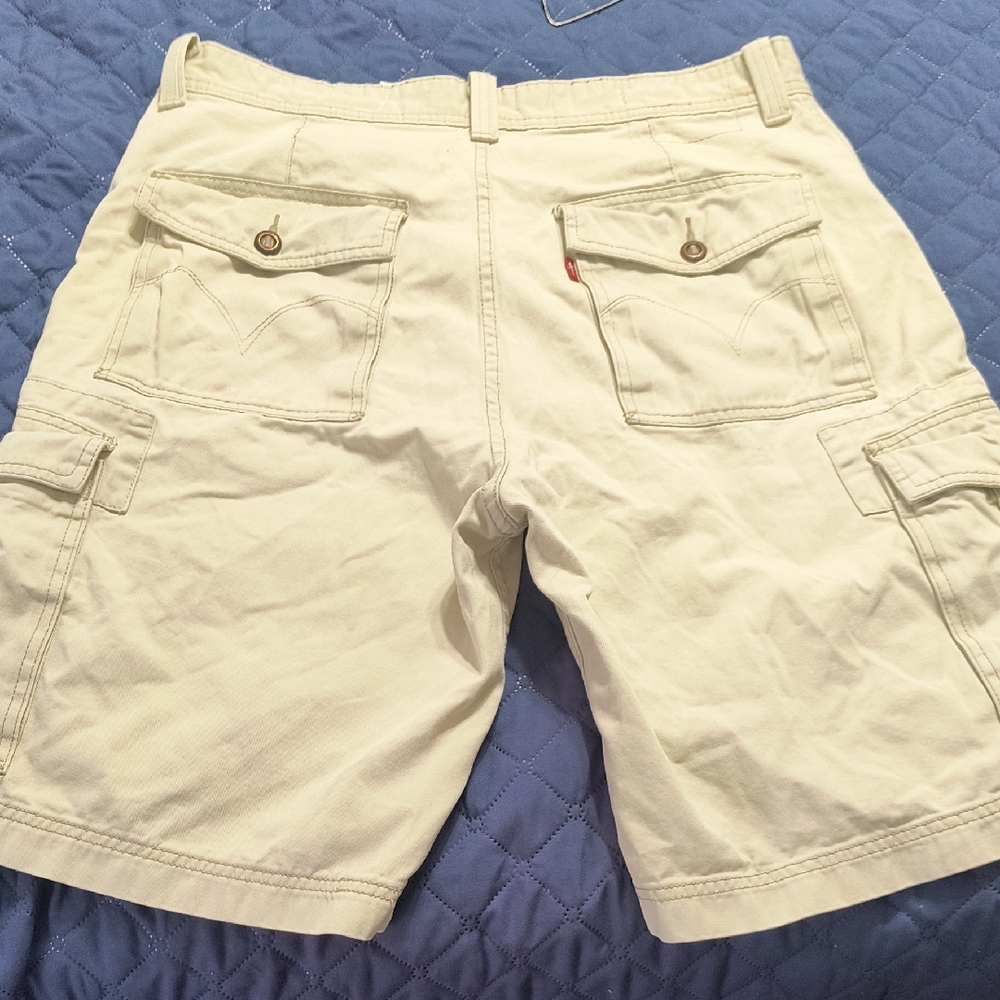 Levi's Men's Beige Cargo Shorts